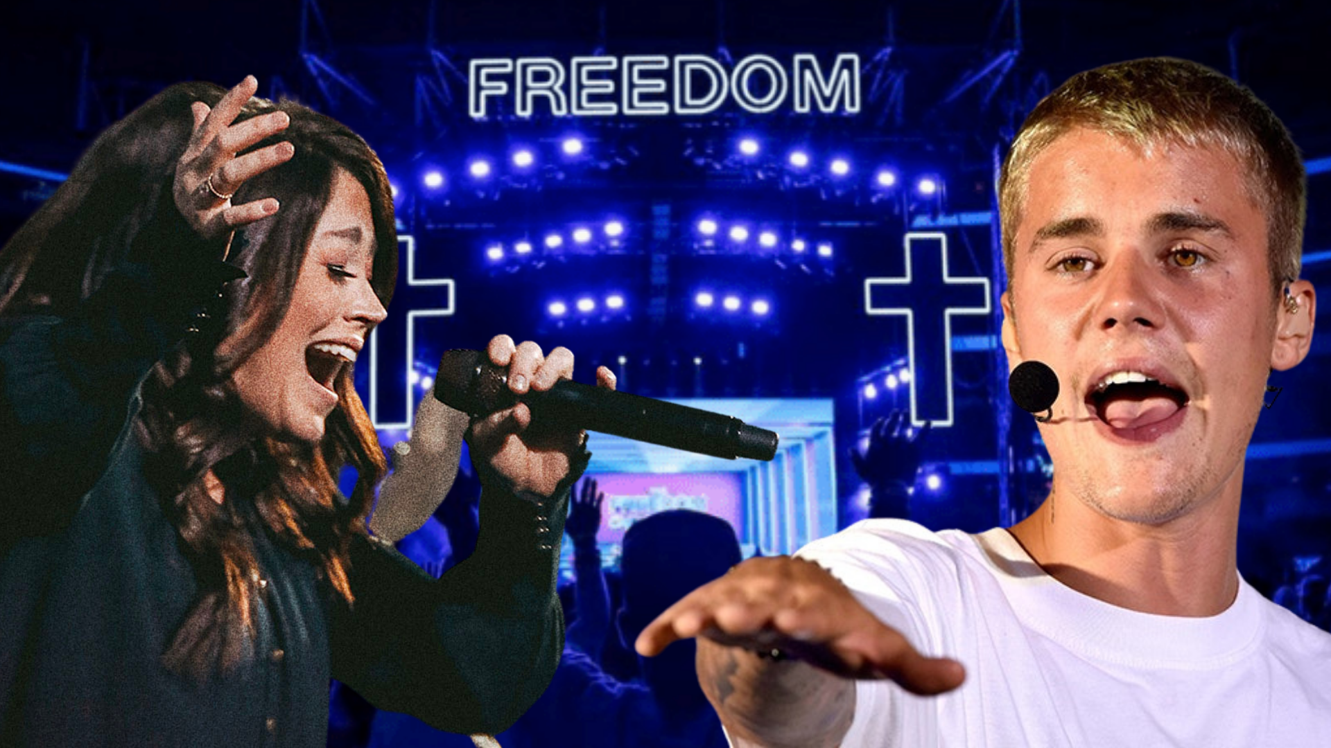 Justin Bieber and Kari Jobe Freedom Experience